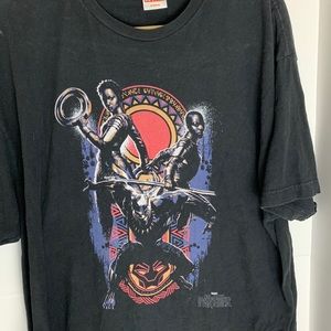 Marvel Black Panther Graphic Shirt XXL Superhero